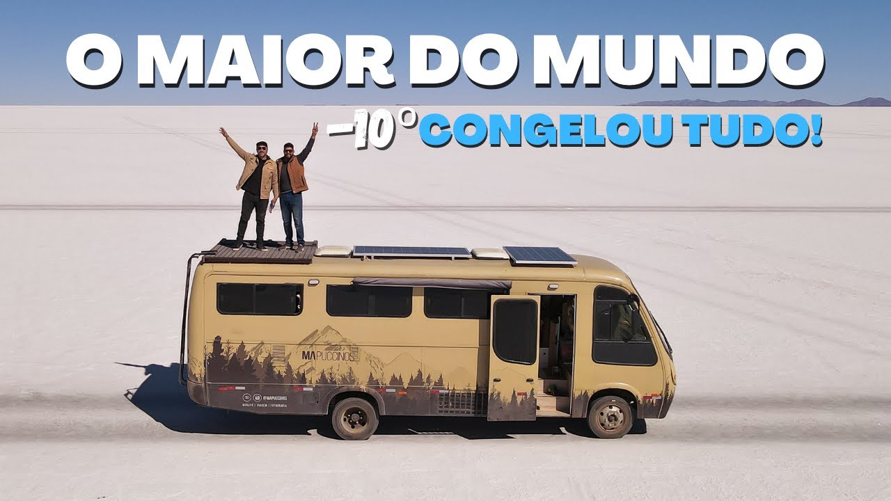 Deserto de sal do Uyuni | Bolívia | Rotina no motorhome Ep.43