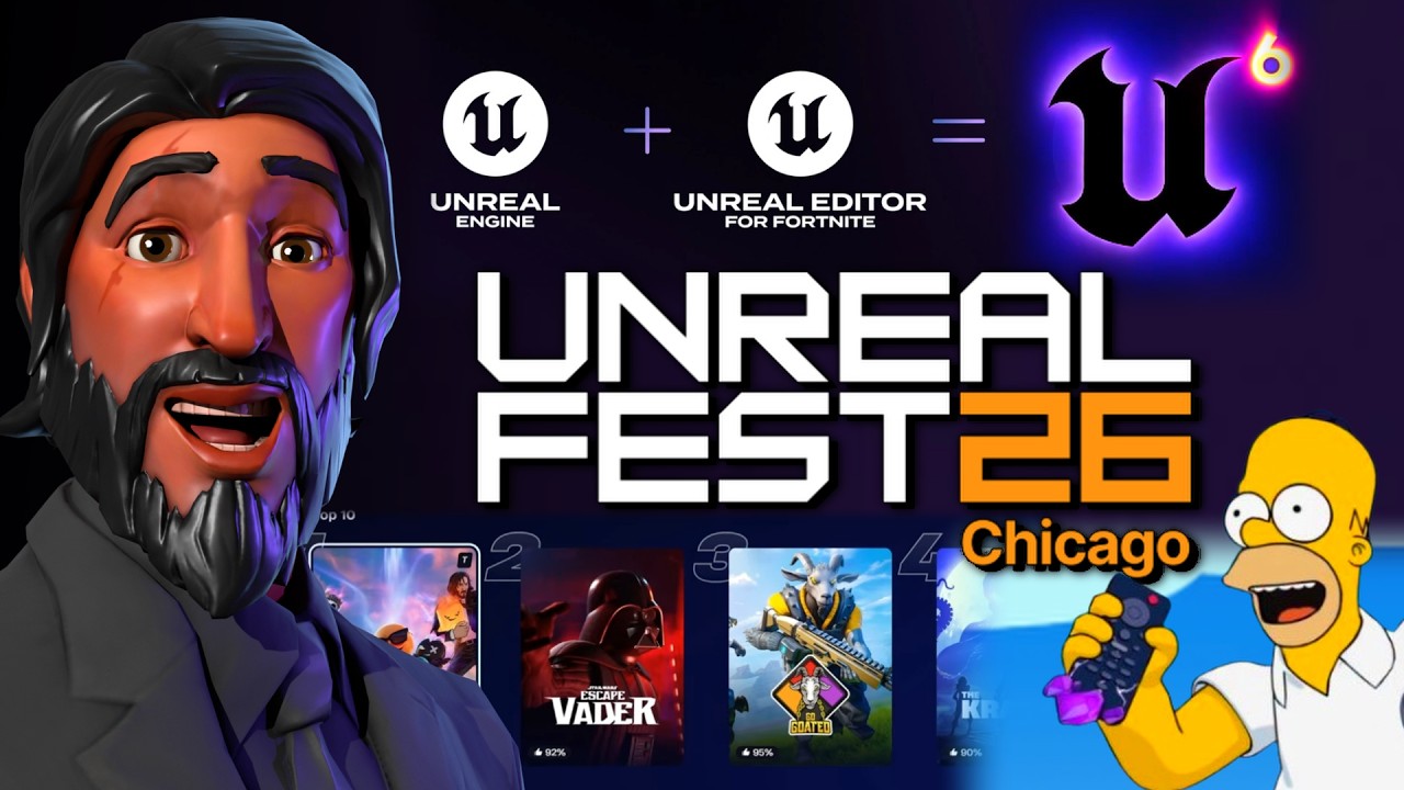 UE6 RELEASE DATE, Simpsons, Discover Revamp & the FUTURE of UEFN (Unreal Fest 2026 Breakdown)