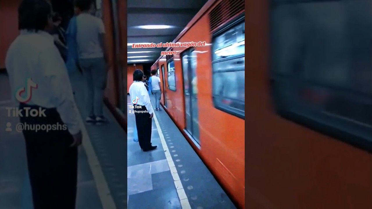 Entrando al ultimo vagon del metro 😈💀😫👌🏻
