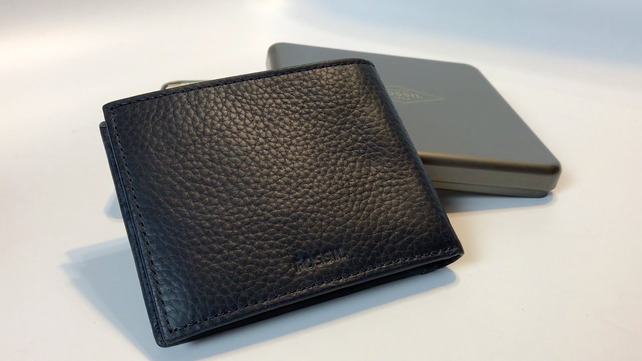 Fossil Men's RFID Blocking Mayfair Bi-Fold with Flip Id