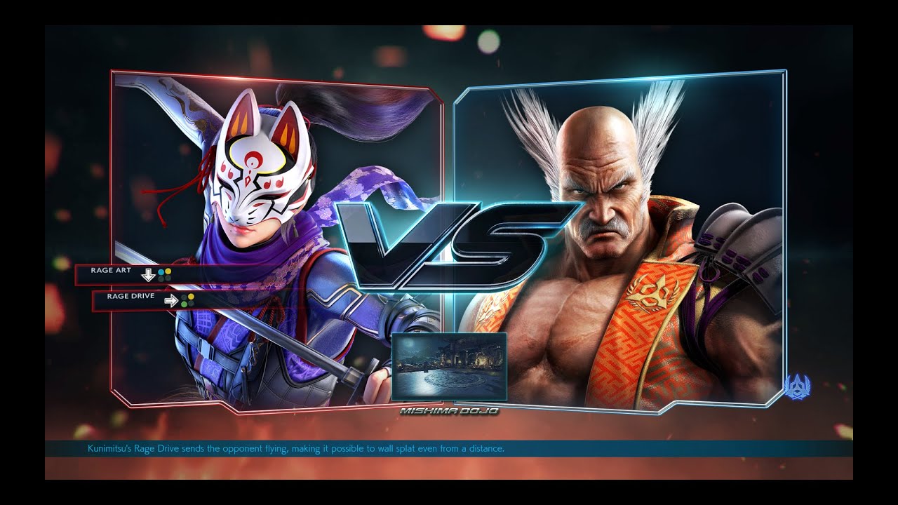 Kunimitsu vs Heihashi Mishima | Tekken 7 | #tekken7 #gaming #bandai #ps4 #ps5