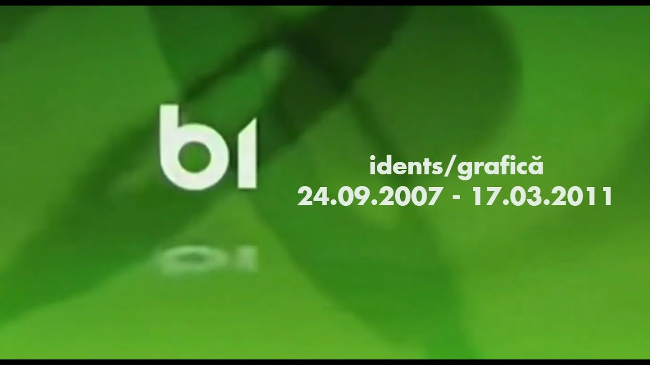 B1 TV - Idents/grafică (2007-2011)