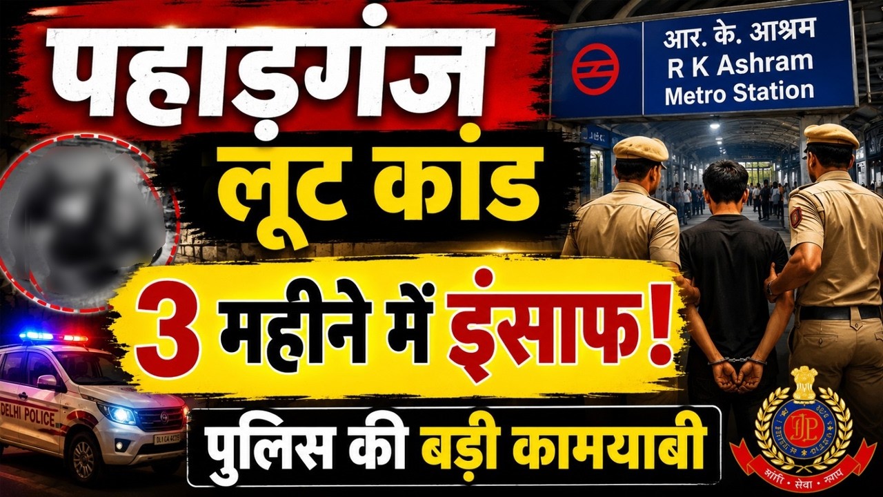 R K Ashram Metro Station के पास पहाड़गंज लूट कांड: 3 महीने में अपराधी कैसे दोषी साबित हुआ?