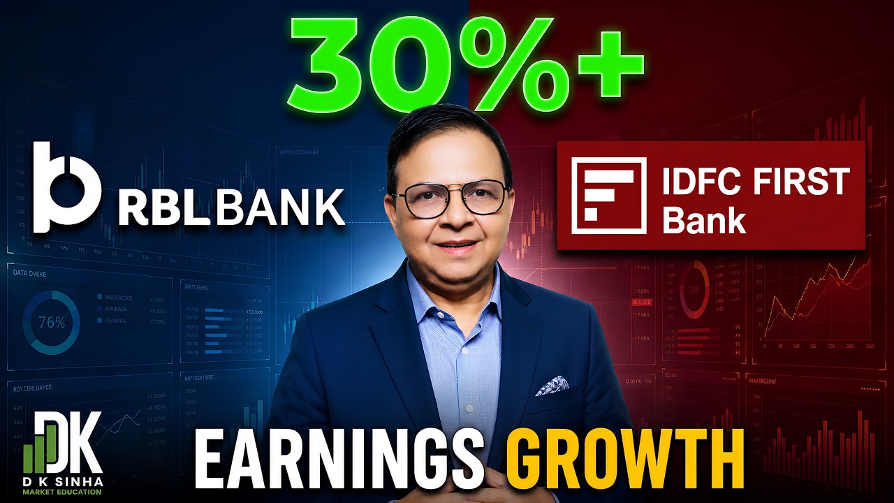 IDFC vs RBL Bank: Which Gives You 30%+ Growth in 2026? | DK Sinha Deep Dive