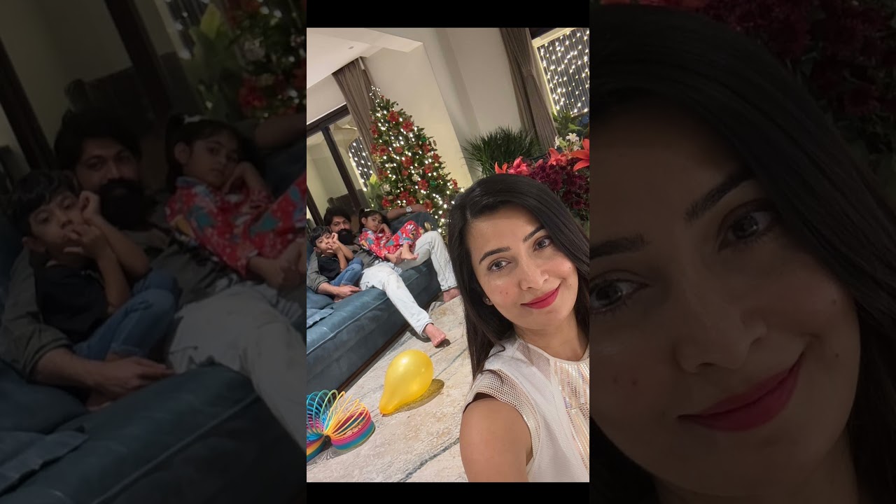 Rocking Star #Yash And Radhika Pandit And His Children's Cute Pic's 💕🧿