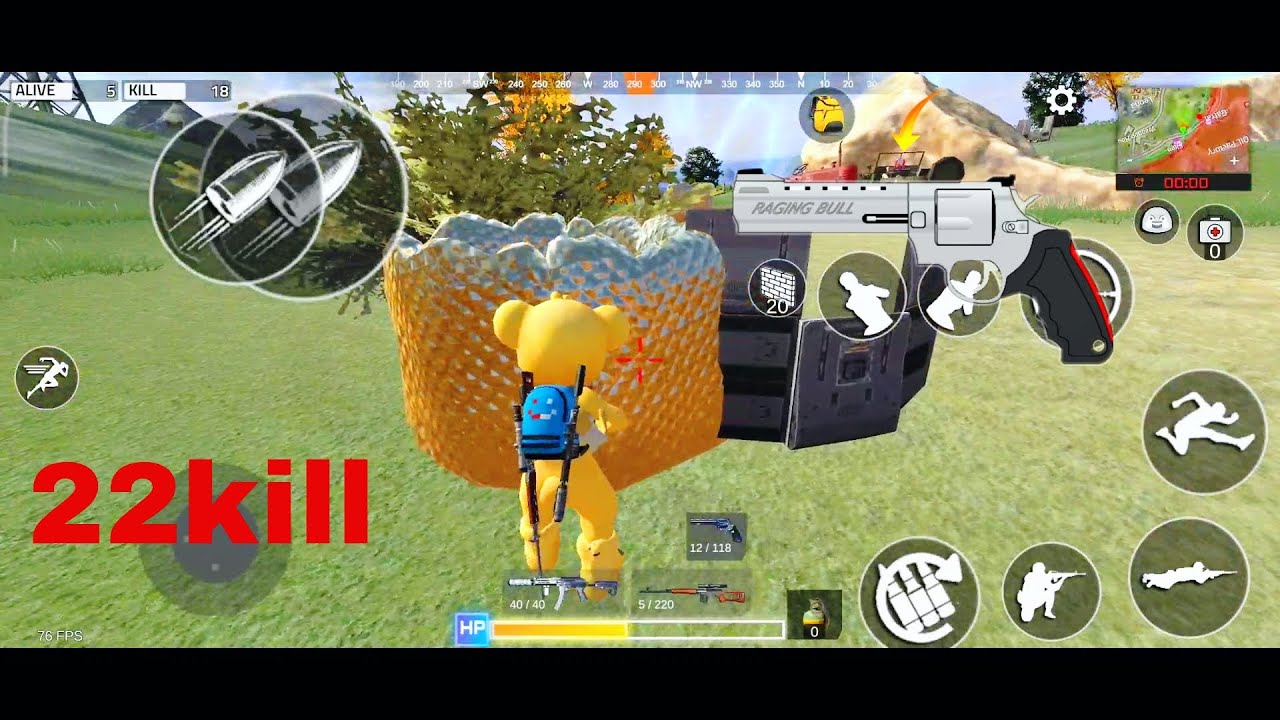 22 kill in only pistol 🙀 | Survival Unknown Battle Royal