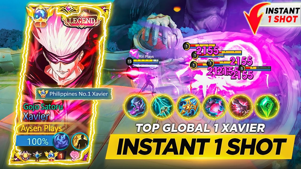 THANKYOU MOONTON FOR CREATING THIS BUILD FOR XAVIER! 😱 | BEST 1 HIT BUILD XAVIER 2024 | MLBB