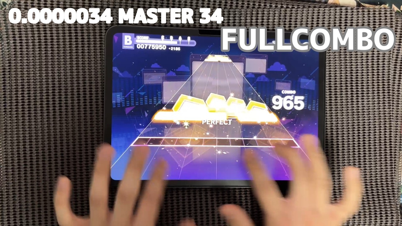「プロセカ」0.0000034「MASTER34」「FULLCOMBO」#プロセカ　#手元動画