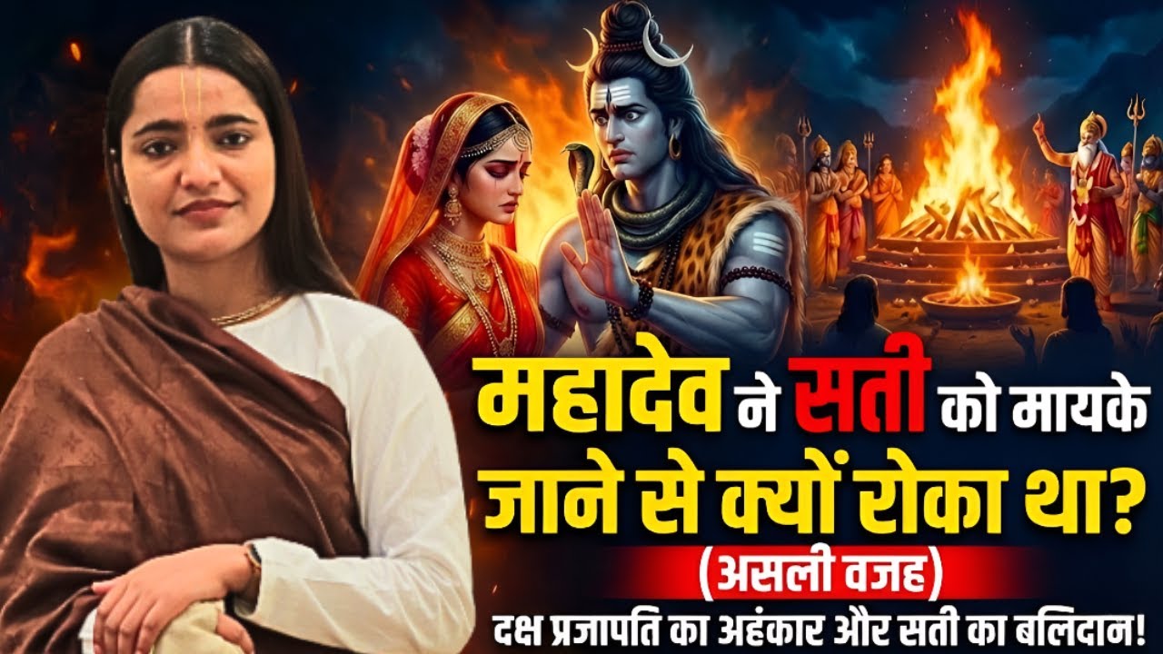 महादेव ने रोका, फिर भी सती मायके क्यों गईं? दक्ष के अहंकार की दर्दनाक कथा | @Krishnapriyaji