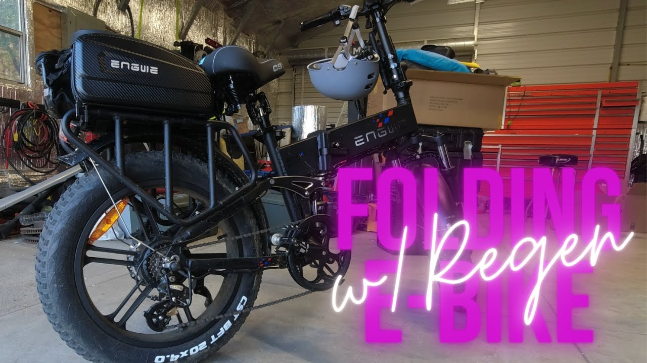 [2022 BEST FOLDING E-BIKE?] Engwe Engine Pro 750W Folding Fat Tire E-bike w/ Power Regen.