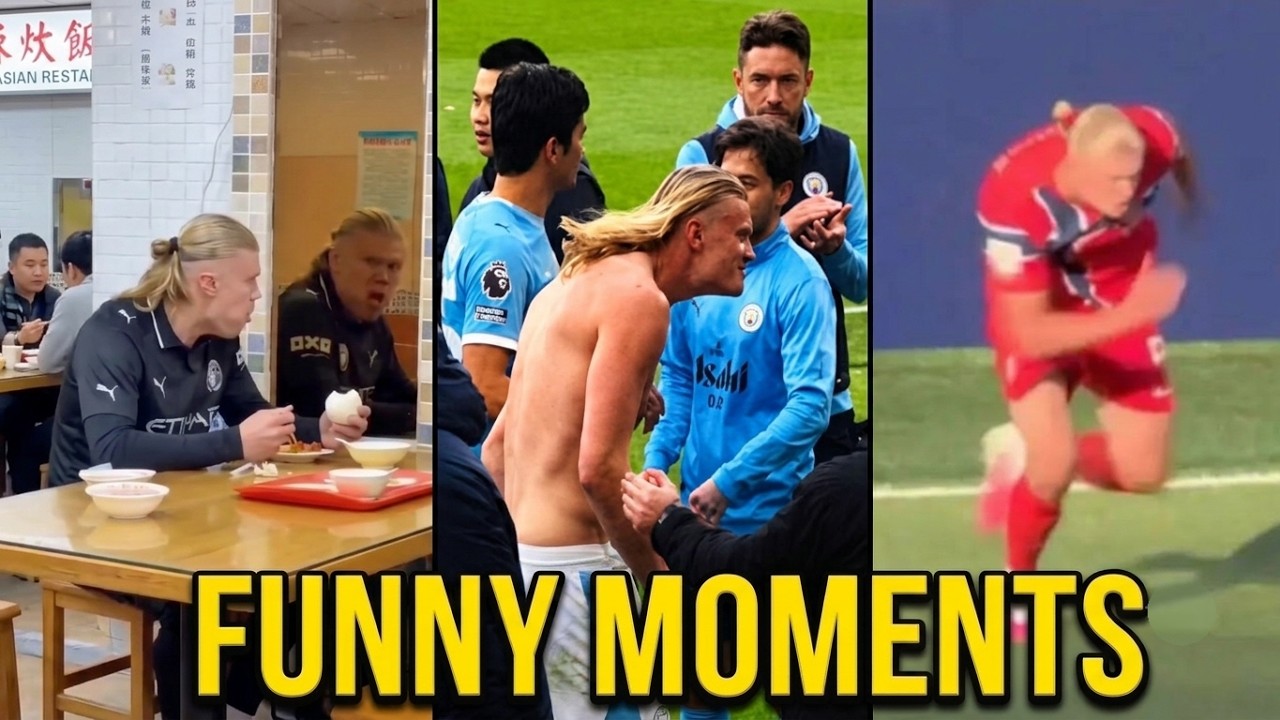 Erling Haaland's Funniest Moments Caught on Camera