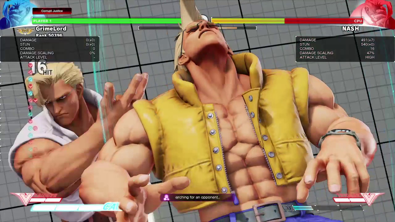 STREET FIGHTER V GrimeLords High Level Nash