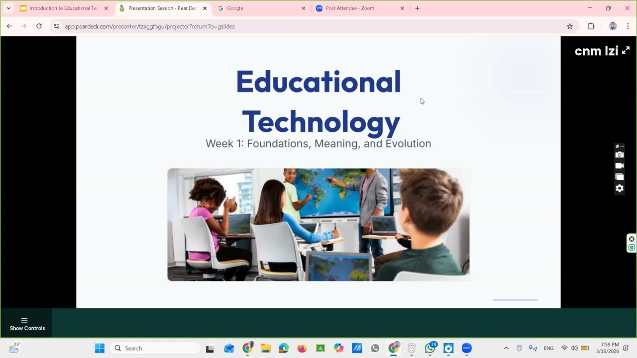 Educational Technology BED&PGDE/EM/25/09 & BED&PGDE/EM/26/01 2026-03-16
