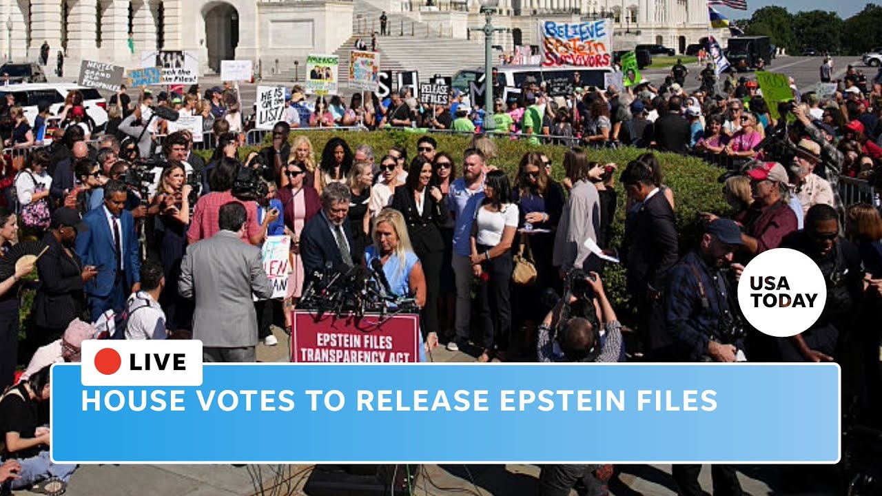 Watch live: House votes to release Epstein files