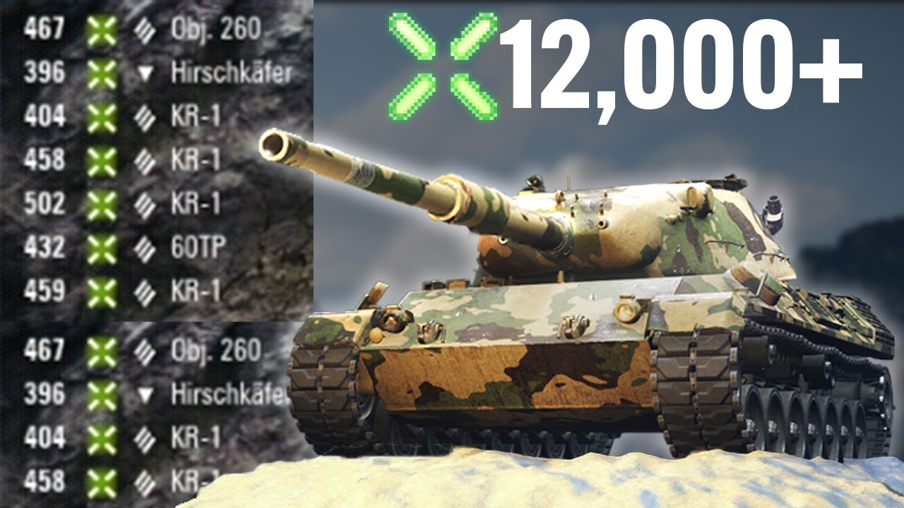 12000 damage with Leopard 1 in World of Tanks