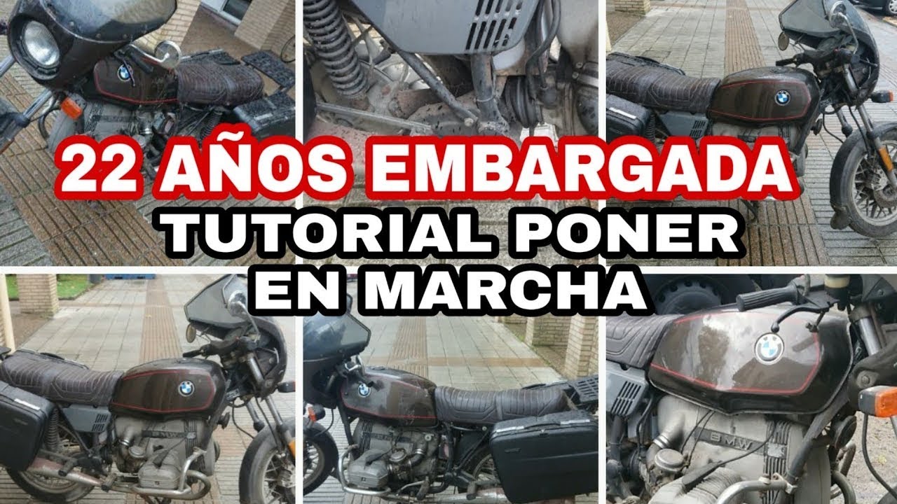 💀RESCATE MOTO BMW PARADA 19 AÑOS Y ARRANCAR 🚀TUTORIALES PUESTA EN MARCHA BMW R65🚀💥