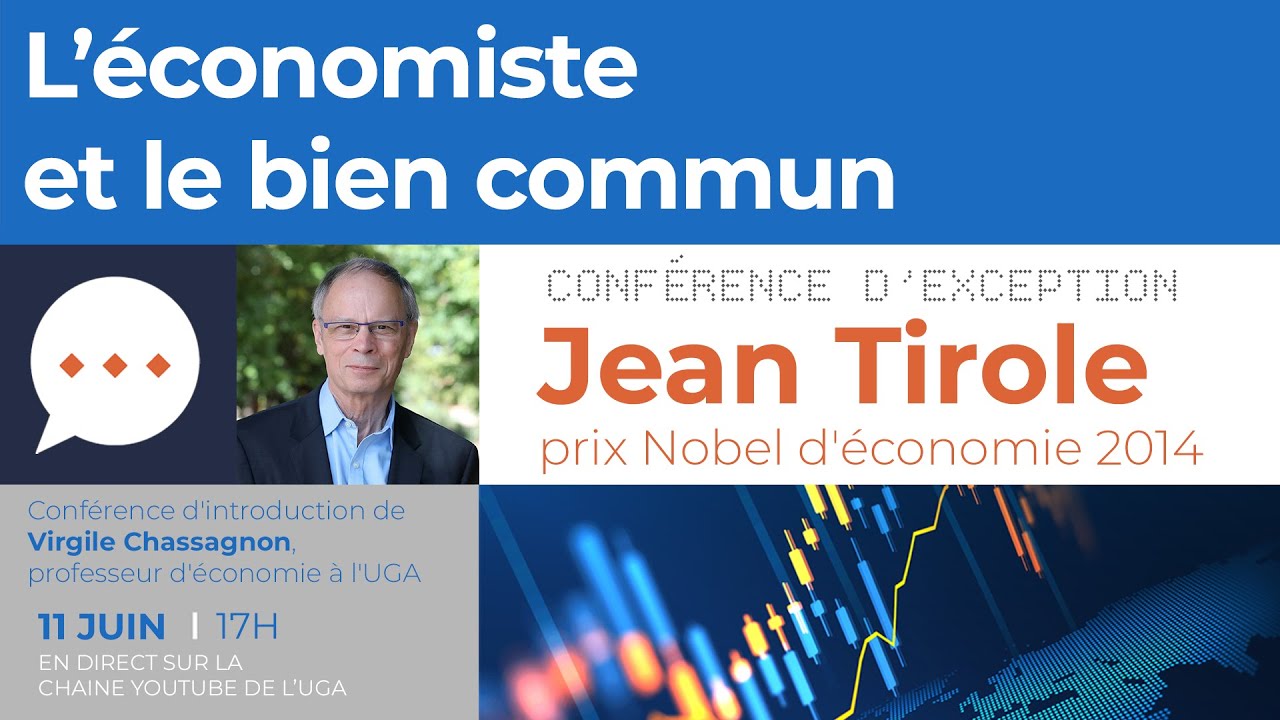 (REPLAY) Conférence d'exception avec Jean Tirole, prix Nobel d'économie 2014