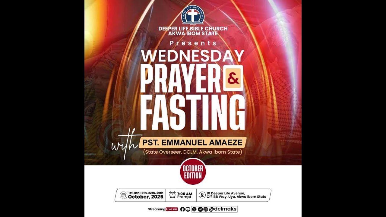 WEDNESDAY FASTING AND PRAYERS || 1ST OCTOBER 2025
