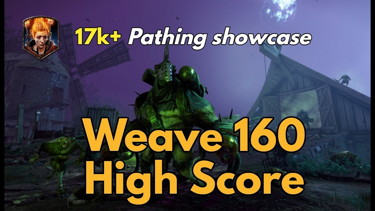Vermintide 2 Weave 160 Solo | Battle Wizard - 17k+ score | Easiest cheese strat!