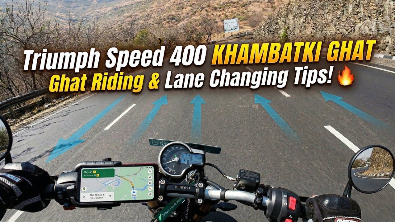 Khambatki Ghat Hill Climb on Triumph Speed 400! 🚀 | DJI Action 4 POV & Riding Tips 🏍️