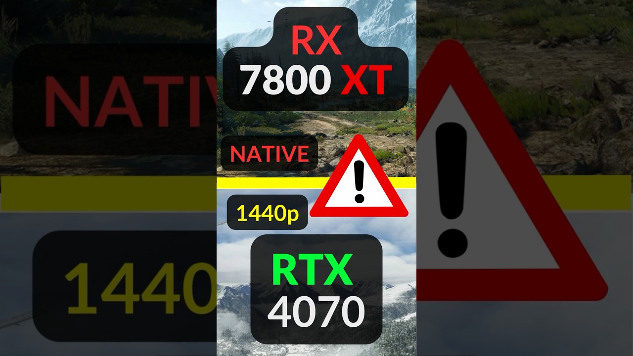 AMD Radeon RX 7800 XT vs RTX 4070 in 8 GAMES - 1080p 1440p 4K #rx7800xt #rtx4070 #benchmark