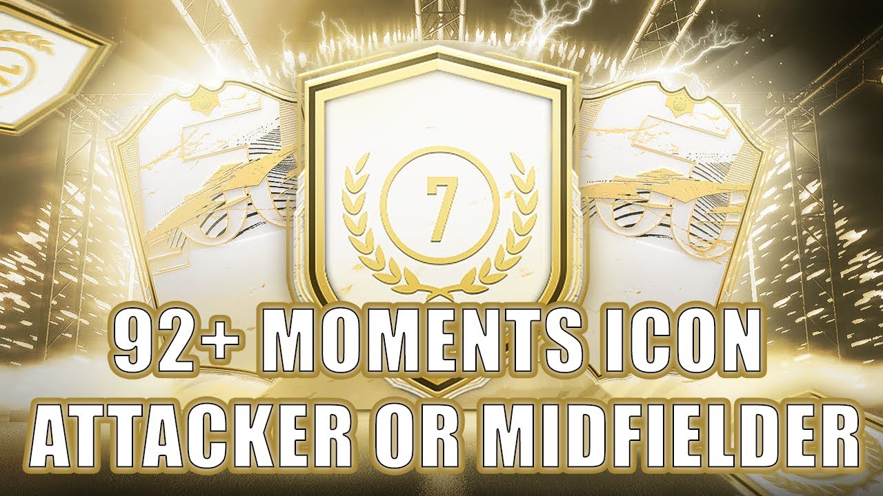 FIFA 21 ICON MOMENTS 92+ ATTACKER OR MIDFIELDER PACK OPENING!