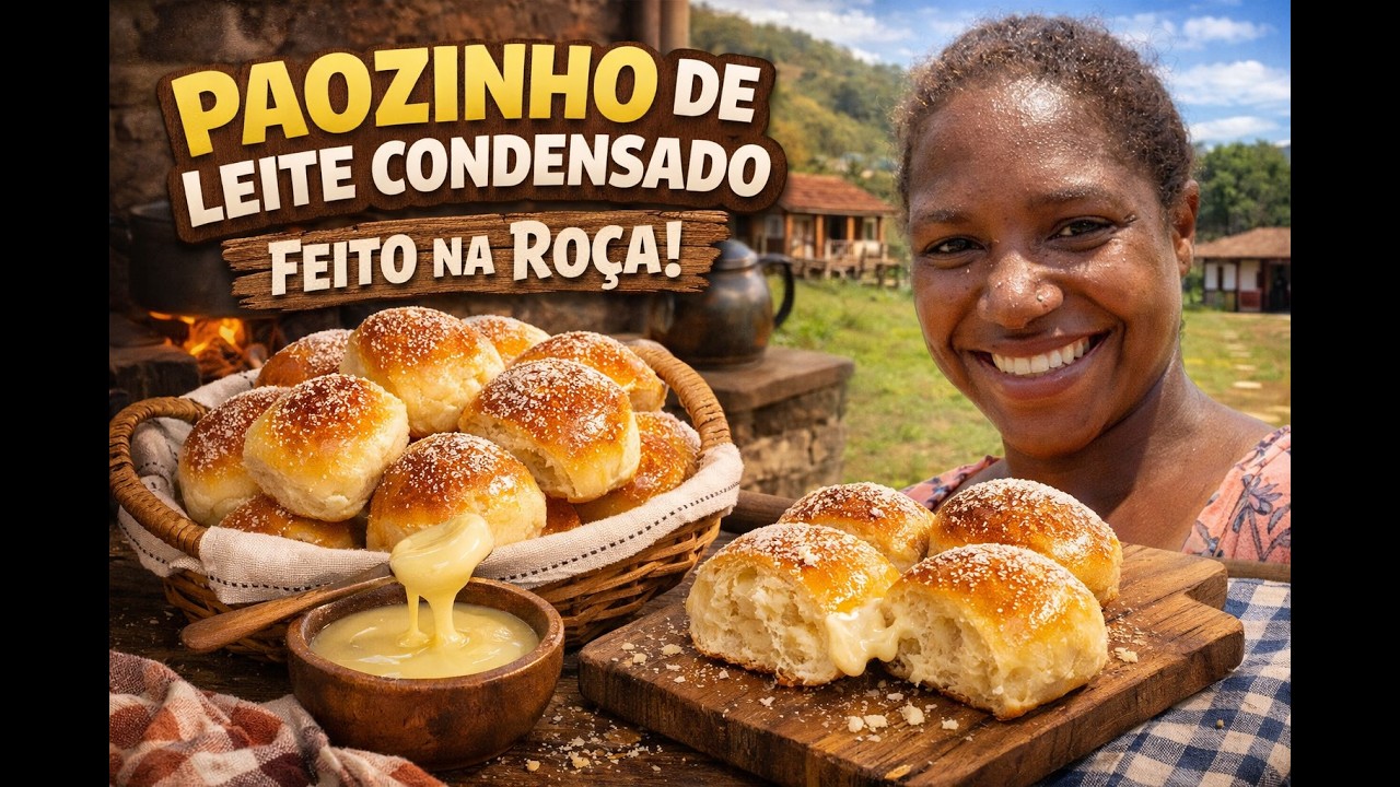 &Eacute; Assim Que Fa&ccedil;o P&atilde;o de Leite Condensado na Ro&ccedil;a!