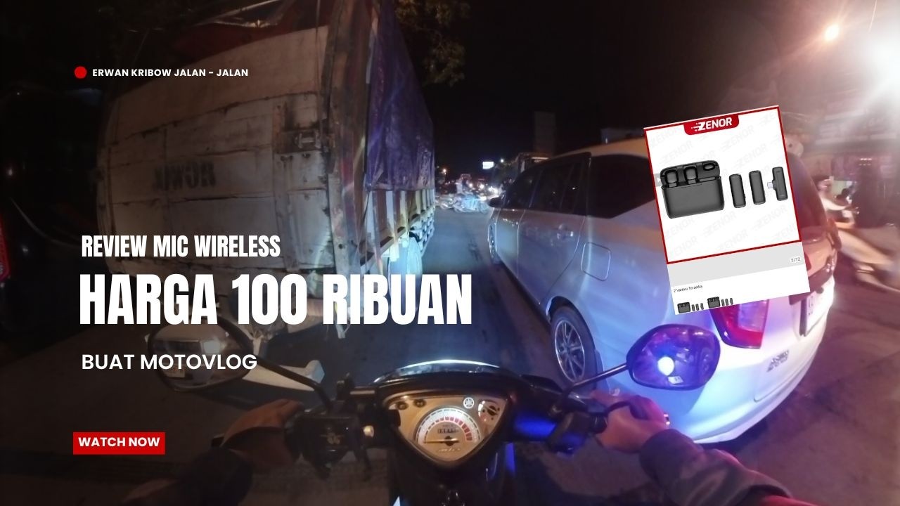REVIEW MIC HARGA 100 RIBUAN BUAT MOTOVLOG