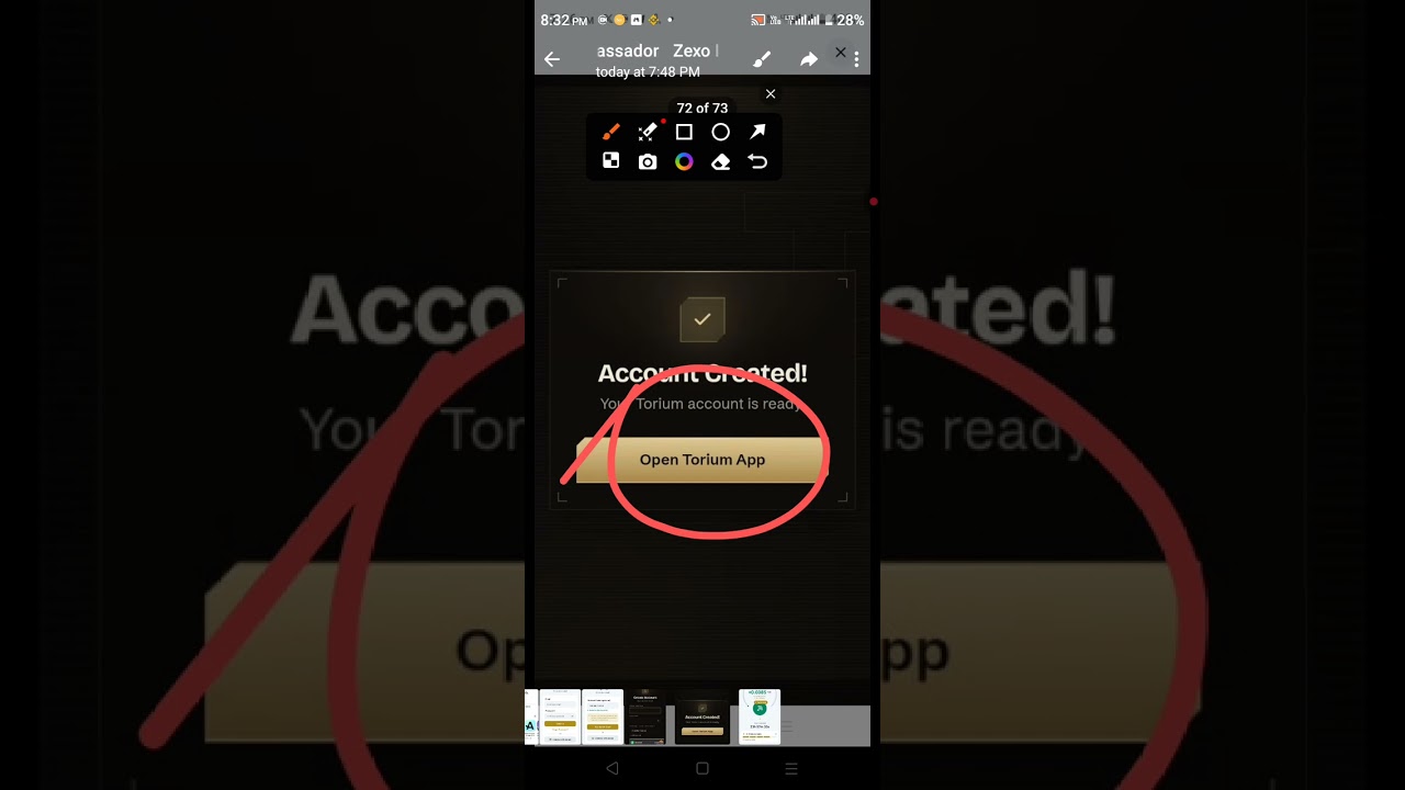 Torium Network Mining app