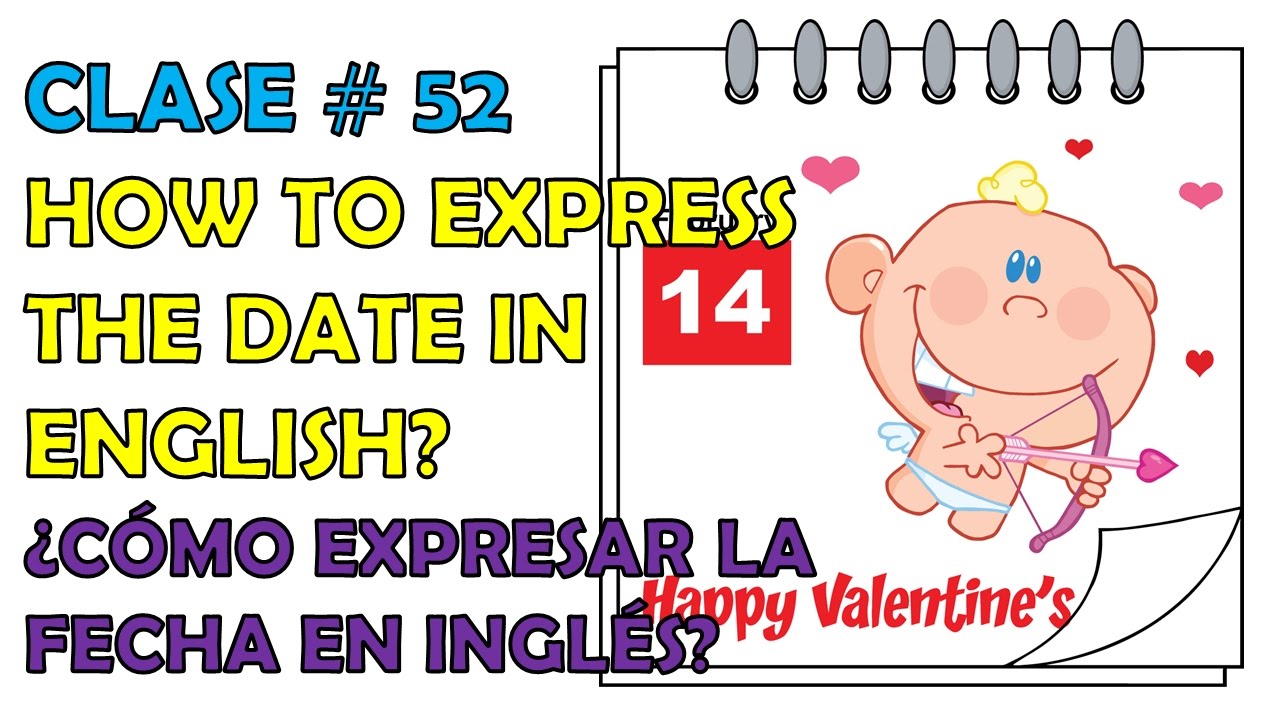 LA FECHA EN INGLÉS / HOW TO SAY THE DATE IN ENGLISH