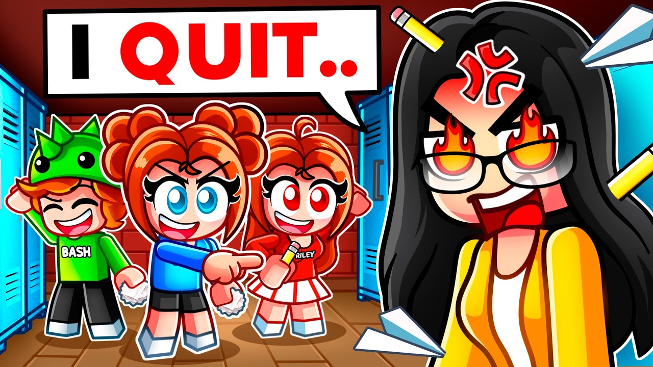 We PRANK our teacher until SHE QUITS in Roblox!
