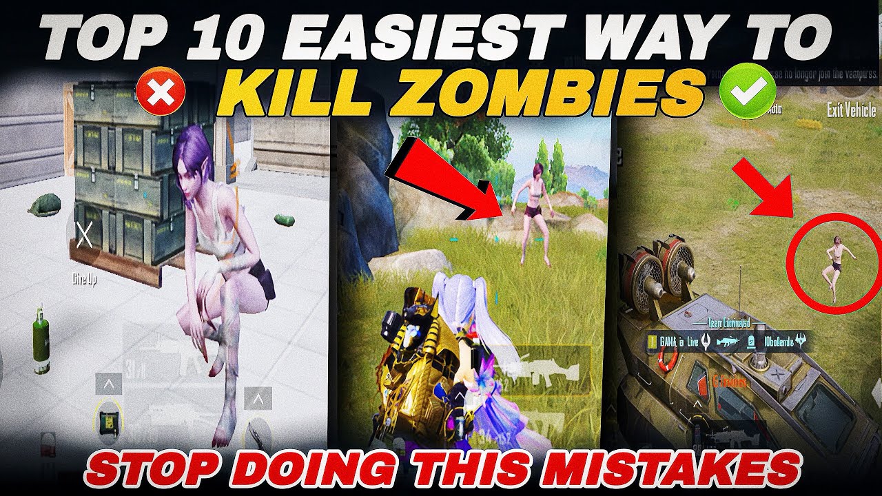 How to Kil Zombies in bgmi 4.6 Update 🔥 Easiest way to kill vampire in bgmi | Bgmi tips & Tricks
