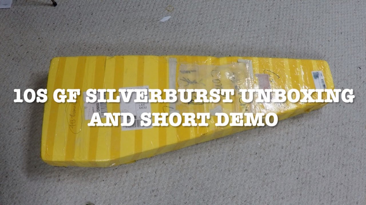 10S guitars GF Silverburst on the bench and demo