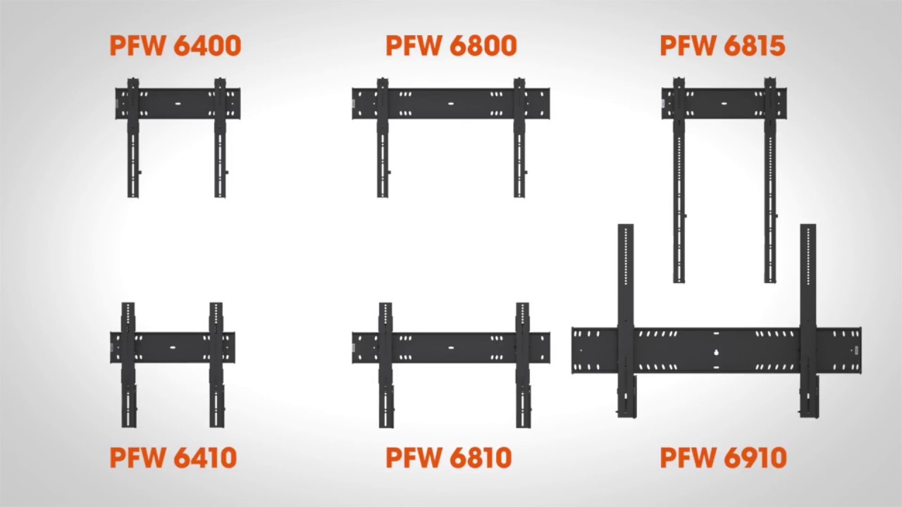 Vogels PFW 6000 Serie Display Wandhalterung