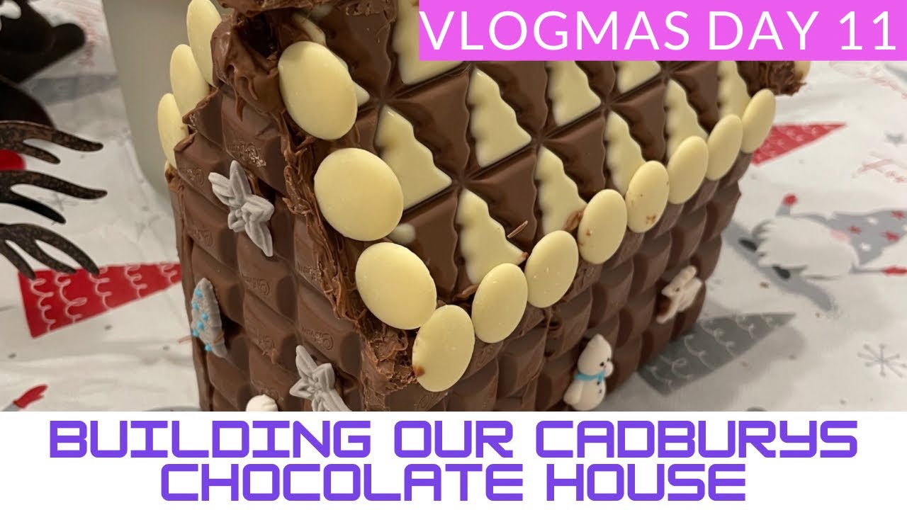 Building OUR @cadbury #christmas chocolate house