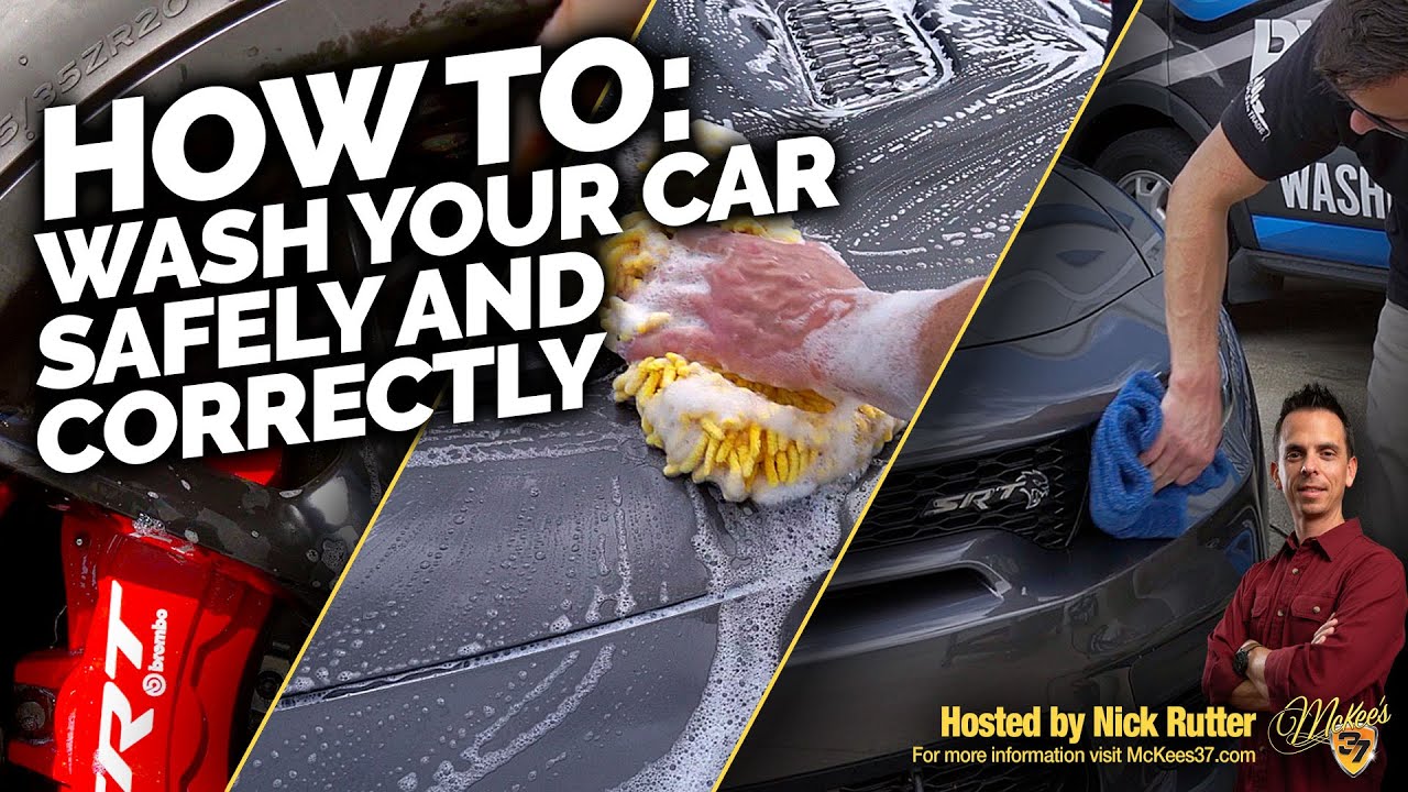 How To Wash Your Car Safely and Correctly with Nick Rutter - Mckee's 37 Hellcat Redeye Charger