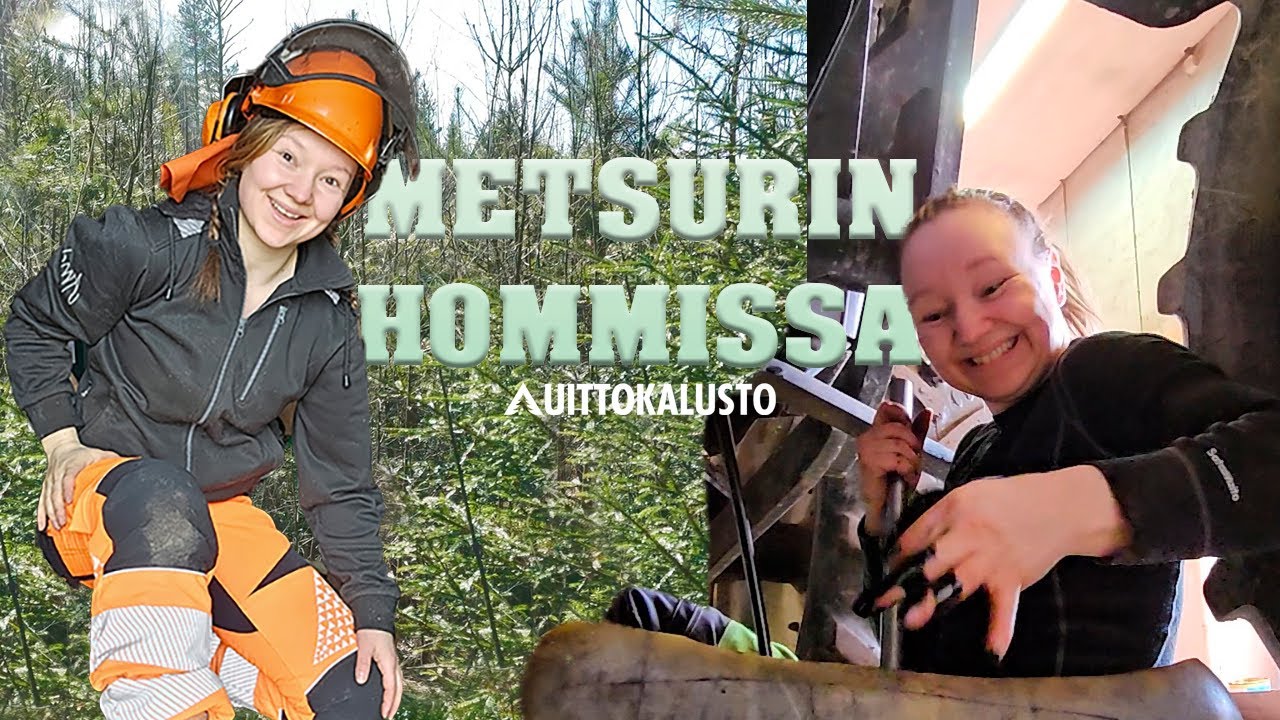 Valmetin öljyn vaihto ja metsurointia