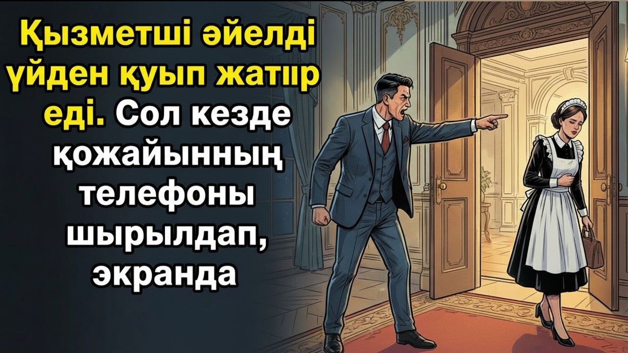 Қызметші әйелді үйден қуып жатыр еді. Сол кезде қожайынның телефоны шырылдап, экранда