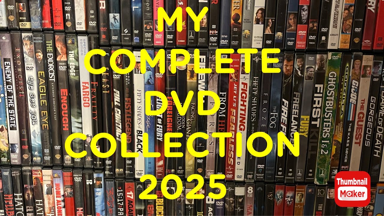 My Complete DVD Collection 2025 #movies #collection #dvd #fyp
