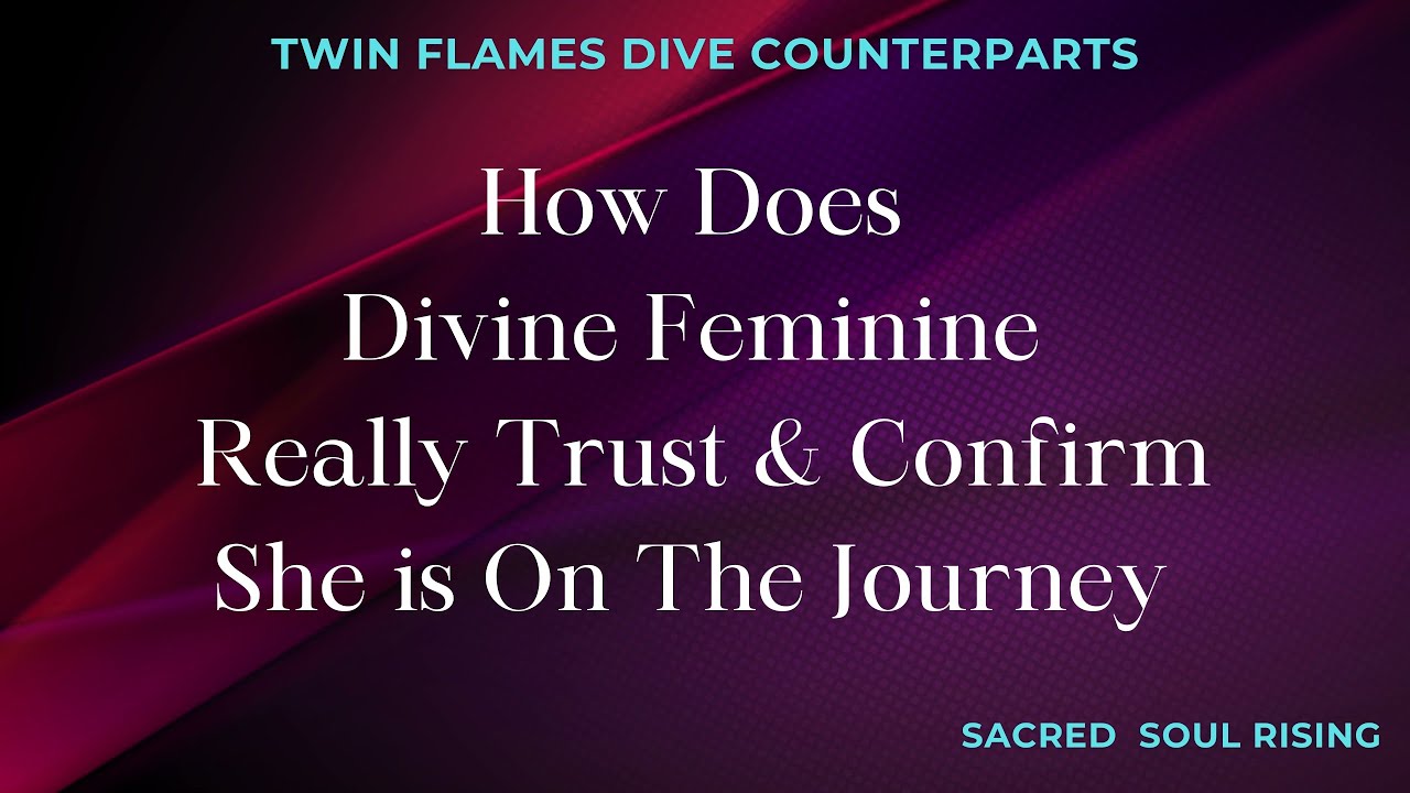 How Does Divine Feminine really Truly Know and Trust they are on the Journey 🚀💯🔮