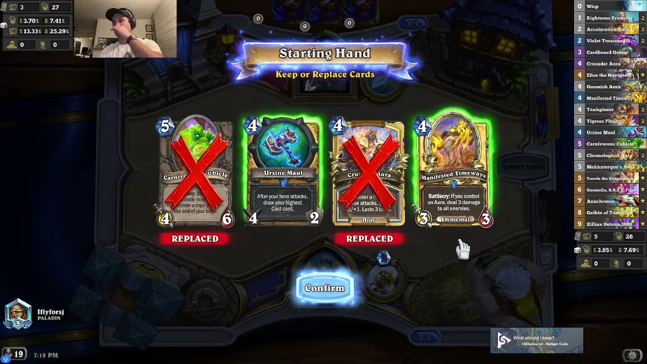 Legend Run PART 4 February 2026 - Hearthstone Standard Ranked - Bubble Paladin