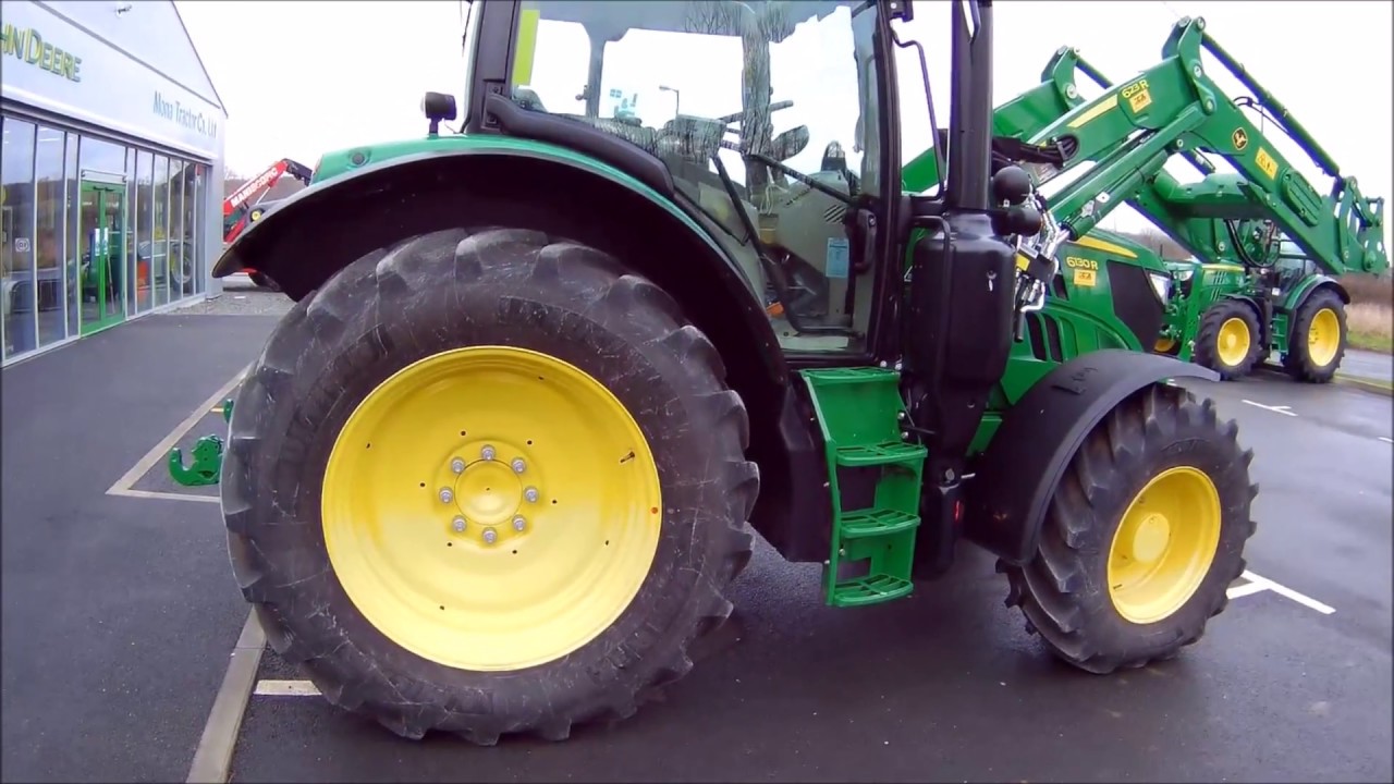 John Deere 6130r прогулочный маршрут