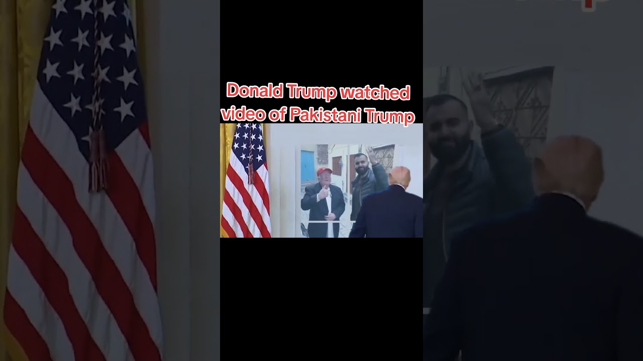 Donald J Trump watches Pakistani Trump video Iran.He may visit Pakistan in view possible deal Iran.