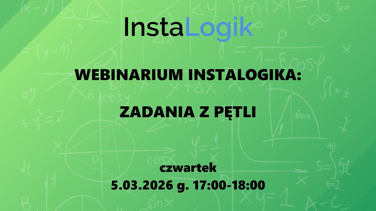 Konkurs InstaLogik - webinarium 