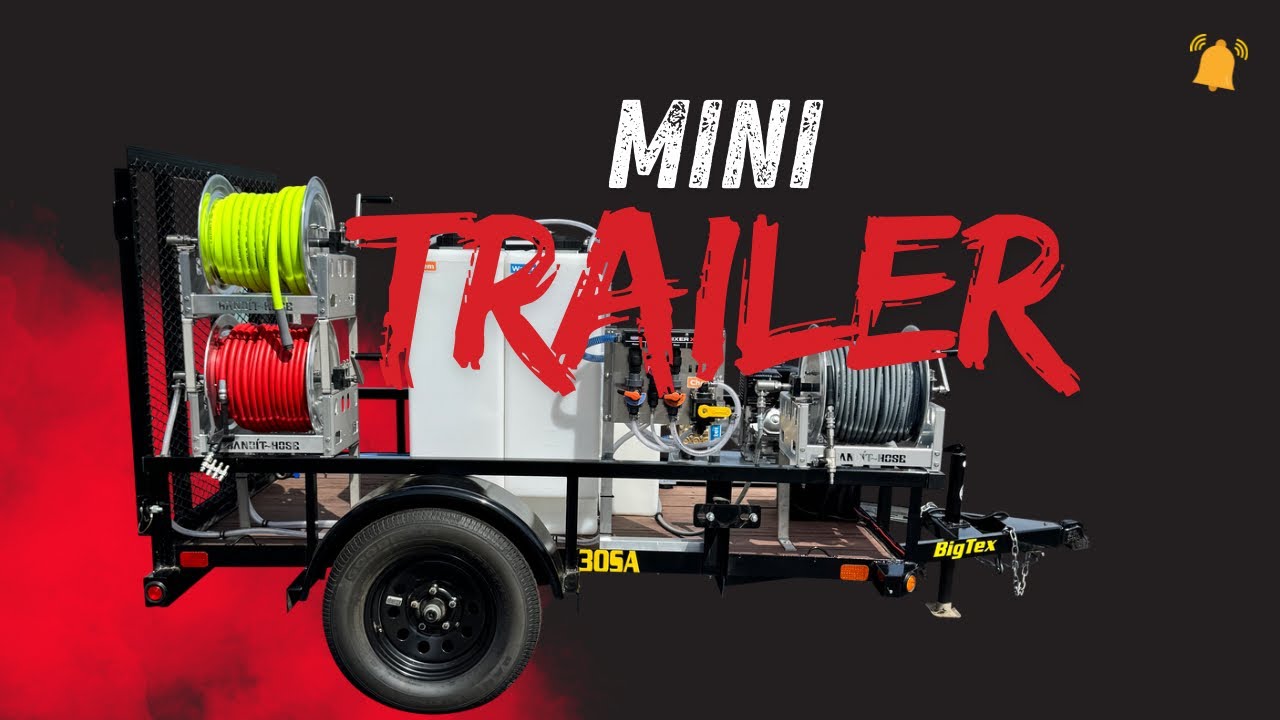 Mini Pressure Washing Trailer “The Portlandian”