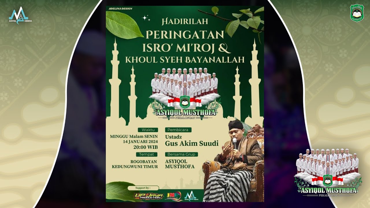 🔴[RE-RUN] ROGOBAYAN KEDUNGWUNI BERSHOLAWAT BERSAMA ASYIQOL MUSTHOFA PEKALONGAN