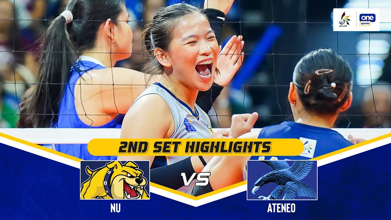 NU vs. ATENEO | SET 2 GAME HIGHLIGHTS | UAAP SEASON 87 WOMEN'S VOLLEYBALL ROUND 2 | APRIL 13, 2025