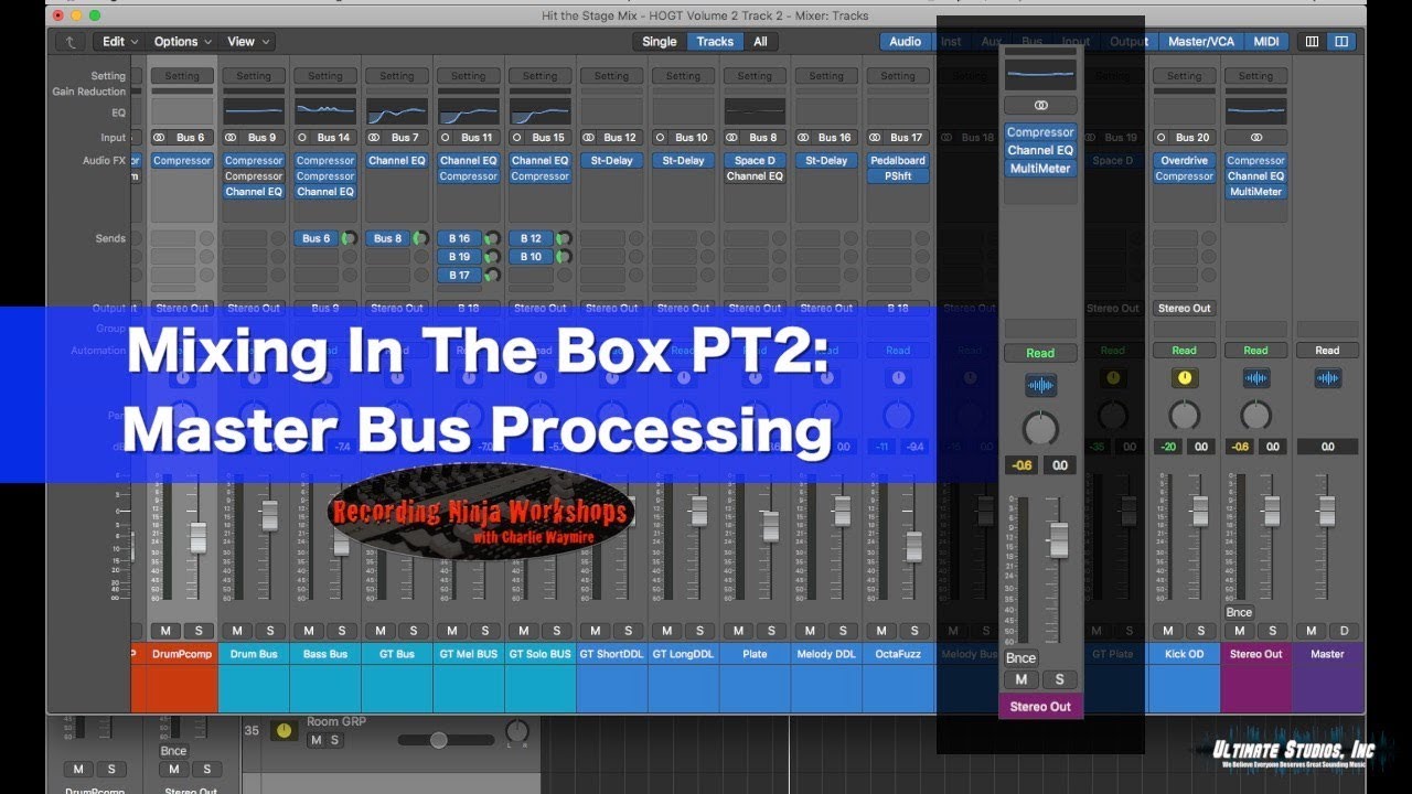 Mixing In The Box PT2: Master Bus Processing