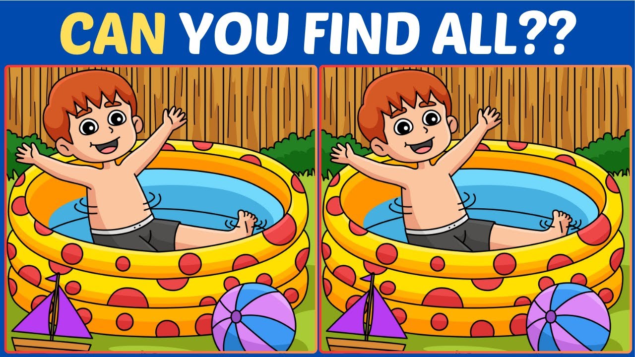 【Spot the difference】🚀 Perfect for Brain Training!! Can You Find All??【Find the difference】
