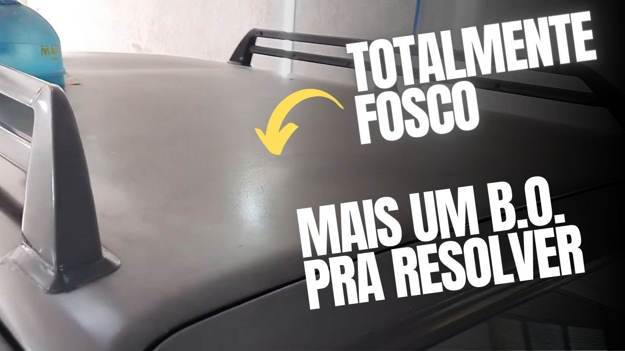 ESSE VERNIZ FICOU TOTALMENTE FOSCO E TENTEI RESOLVER